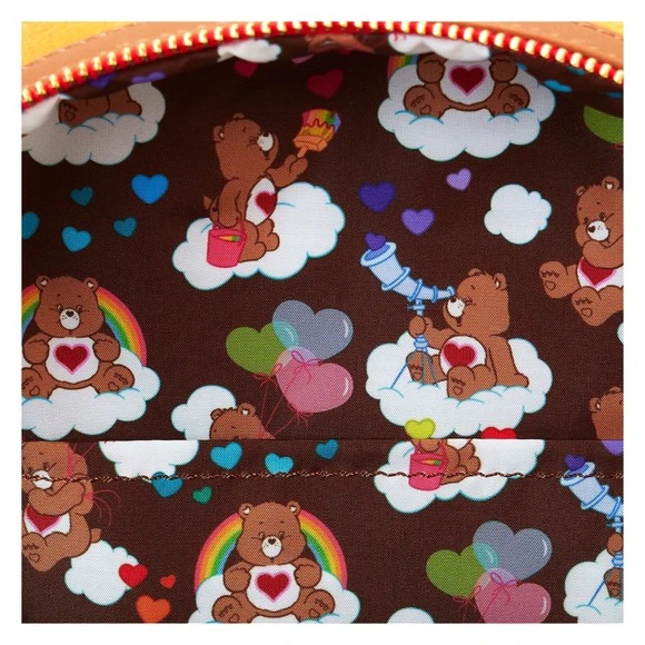 Loungefly Care Bears‎ Tenderheart Bear Plush Cosplay Light Up Glow Mini Backpack main image 4